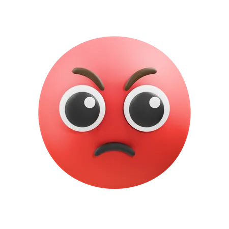 Angry emoji  3D Icon