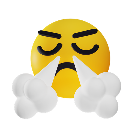 Angry Emoji 3D Icon