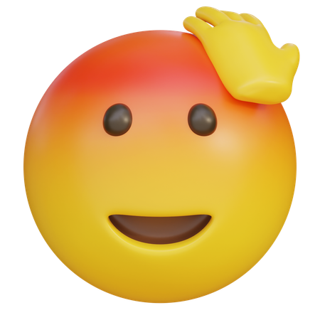 Angry Expression With Open Mouth And Hands On Head Emoji  3D Icon