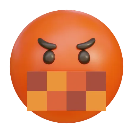 Angry Expression With Open Mouth And Hands On Head Emoji  3D Icon