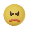 Angry Face Emoticon