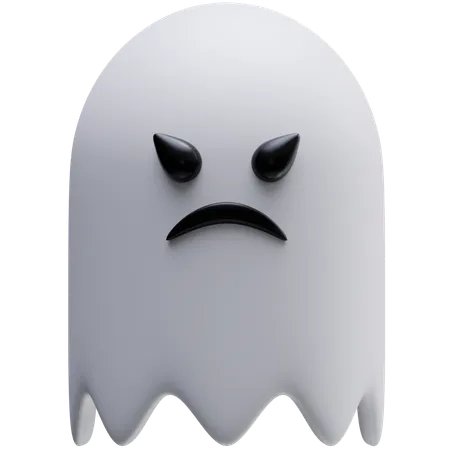 Angry Ghost  3D Icon