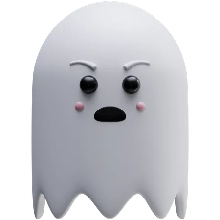 Angry Ghost  3D Icon