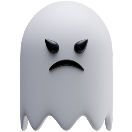 Angry Ghost  3D Icon