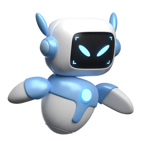 Angry Robot  3D Icon