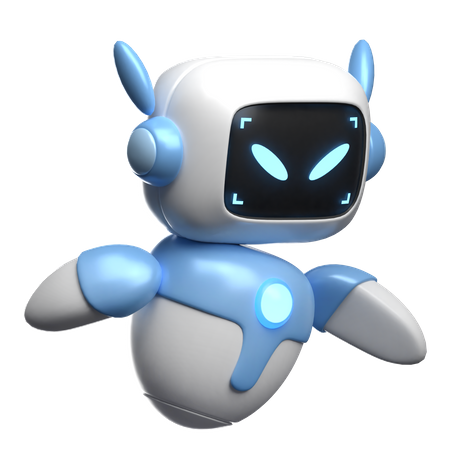 Flying Robot 3D Icon download in PNG, OBJ or Blend format