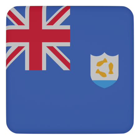 Anguilla  3D Icon