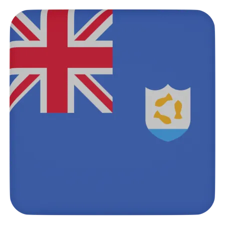 Anguilla  3D Icon