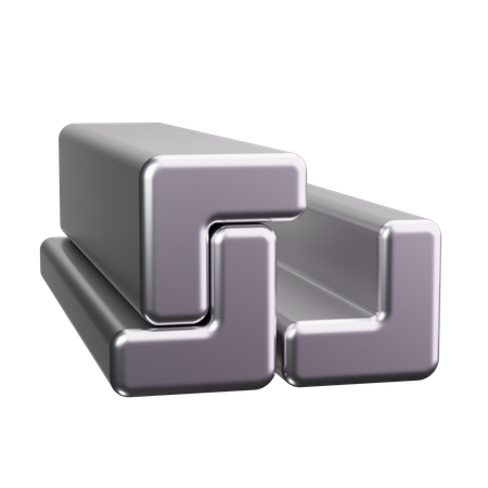 Ángulo de acero  3D Icon