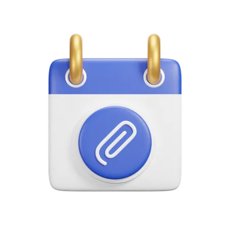 Anhang Kalender  3D Icon