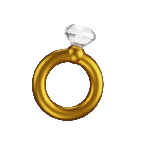 Anillo  3D Icon