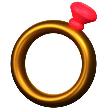 Anillo  3D Icon