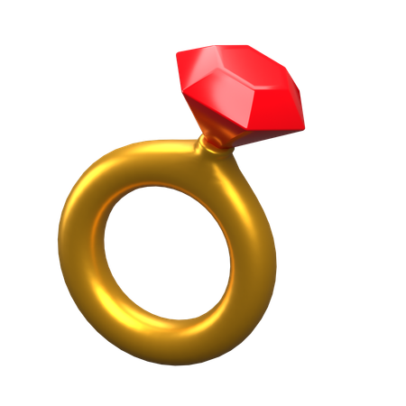 Anillo  3D Icon