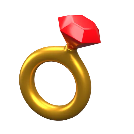 Anillo  3D Icon