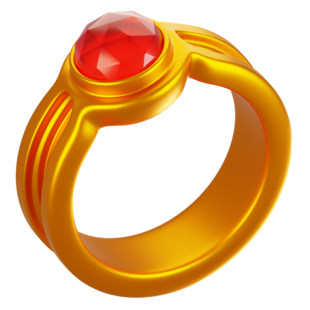 Anillo  3D Icon