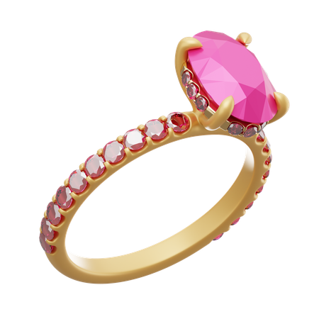 Anillo  3D Icon