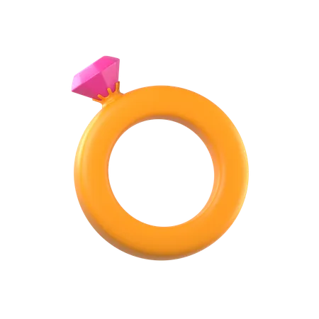 Anillo  3D Icon