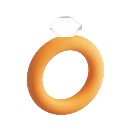 Anillo  3D Icon