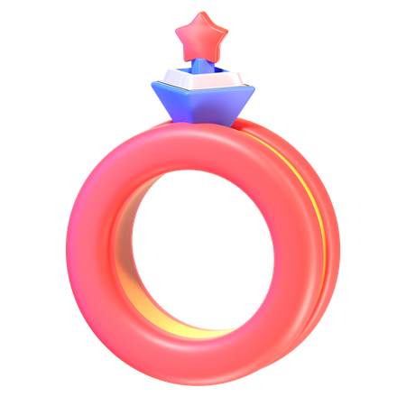 Anillo  3D Icon