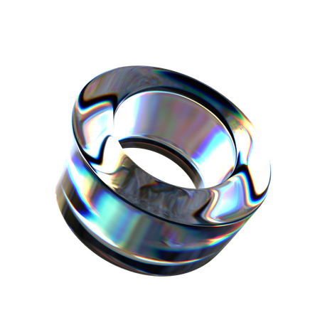 Anillo abstracto  3D Icon