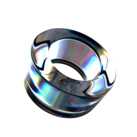 Anillo abstracto  3D Icon