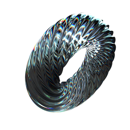 Anillo abstracto  3D Icon