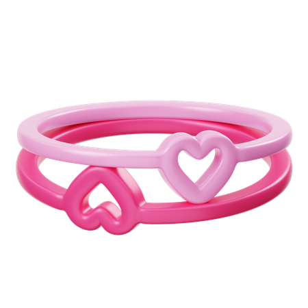 Anillo de amor  3D Icon