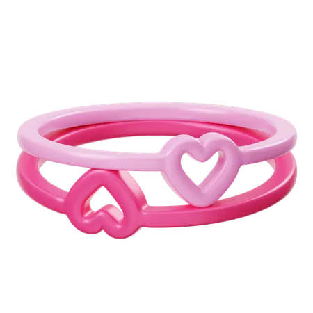 Anillo de amor  3D Icon