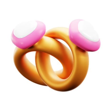 Anillo de amor  3D Icon