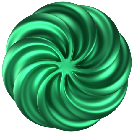 Forma abstracta de anillo circular  3D Icon