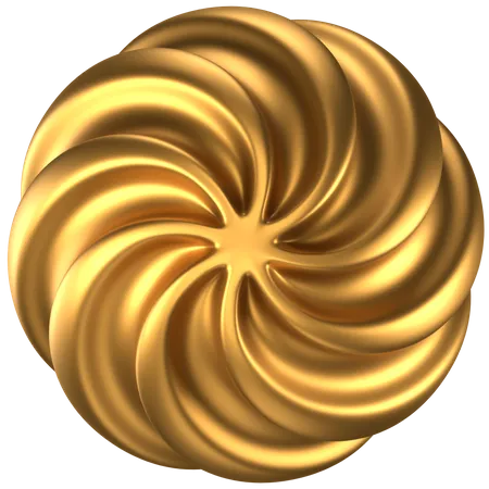 Forma abstracta de anillo circular  3D Icon