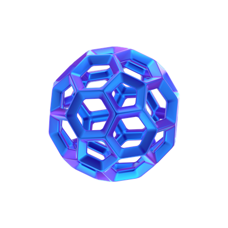 Forma abstracta de anillo de cubo  3D Icon