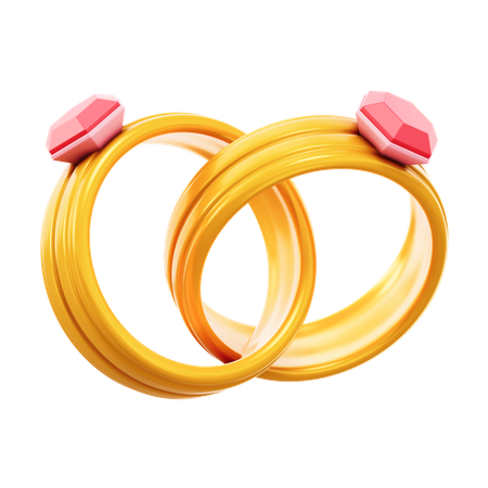 Anillo de amor  3D Icon