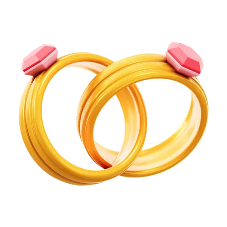 Anillo de amor  3D Icon