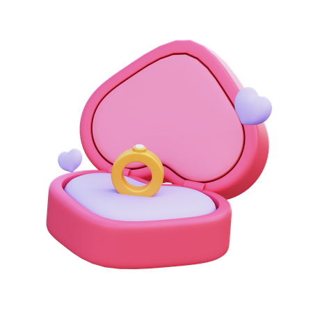 Anillo de amor  3D Icon