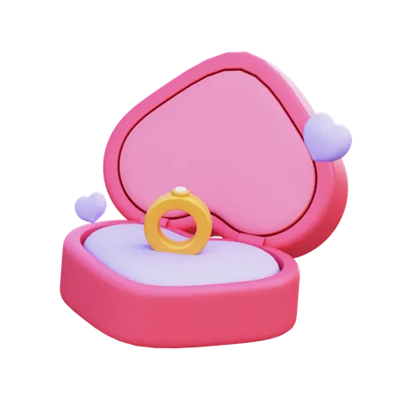 Anillo de amor  3D Icon