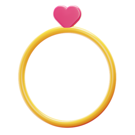 Anillo de amor  3D Icon