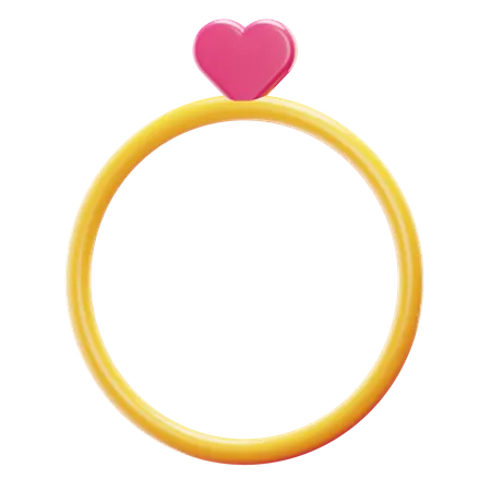 Anillo de amor  3D Icon