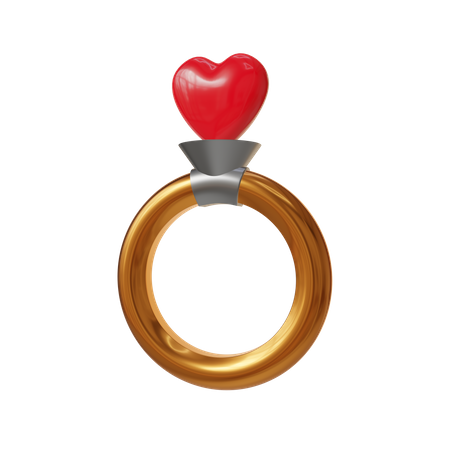 Anillo de amor  3D Icon