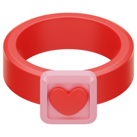 Anillo de amor  3D Icon