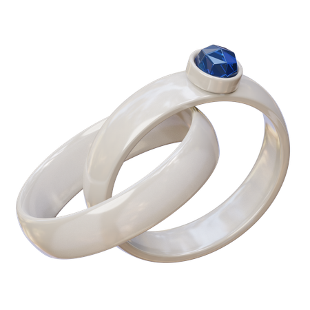 Anillo de bodas  3D Icon