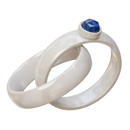 Anillo de bodas  3D Icon