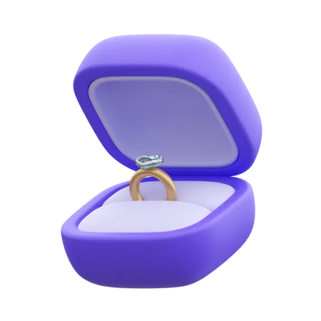 Anillo de bodas  3D Icon