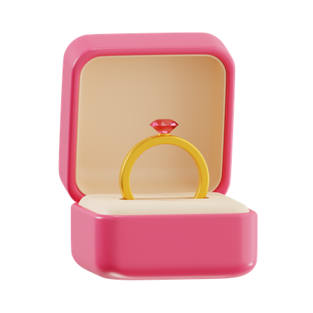 Anillo de bodas  3D Icon