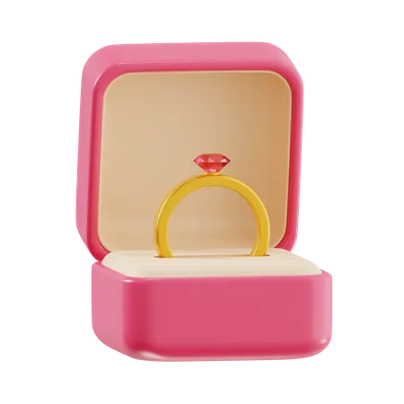 Anillo de bodas  3D Icon