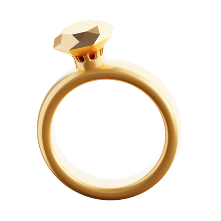 Anillo de bodas  3D Icon