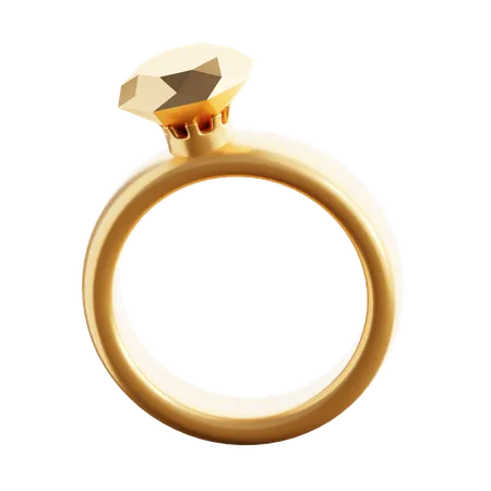 Anillo de bodas  3D Icon