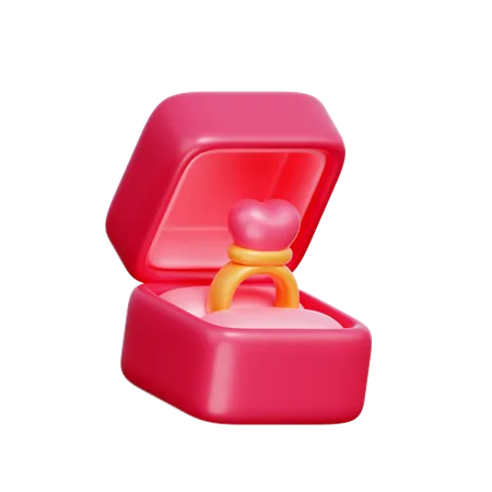 Anillo de bodas  3D Icon