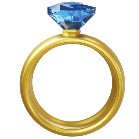 Anillo de bodas  3D Icon