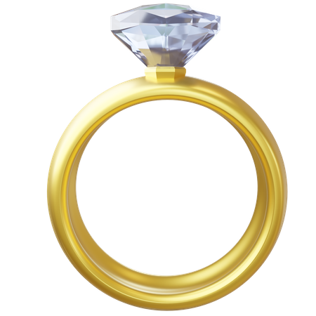 Anillo de bodas  3D Icon